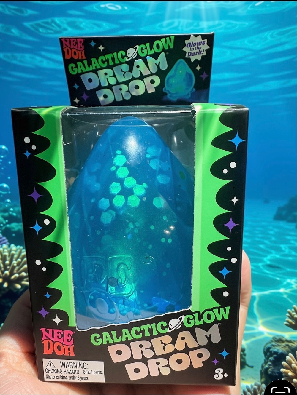 Galactic Glow Dream Drop - Blue Glow Sensory Toy